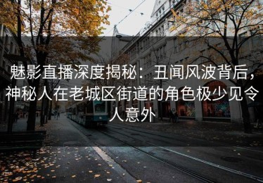 魅影直播深度揭秘：丑闻风波背后，神秘人在老城区街道的角色极少见令人意外