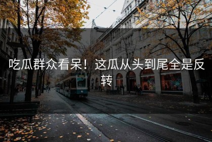 吃瓜群众看呆！这瓜从头到尾全是反转