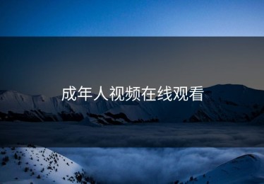成年人视频在线观看
