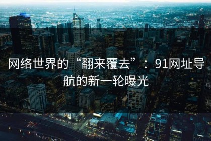 网络世界的“翻来覆去”：91网址导航的新一轮曝光